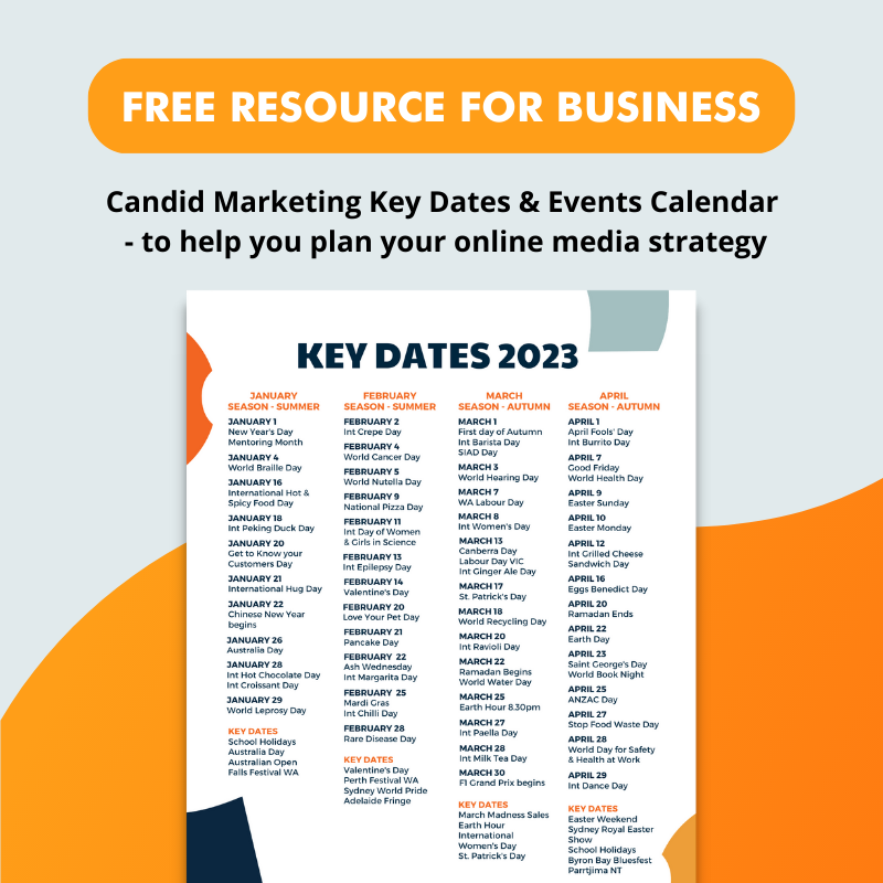 Candid Marketing Calendar